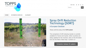 The ECPA Spray Drift Reduction Technology website